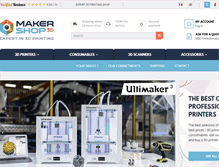 Tablet Screenshot of makershop3d.com